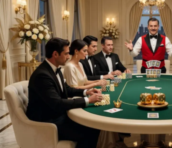 Profesjonalne stoły kasynowe i pokerowe przygotowane do wynajmu na event offline